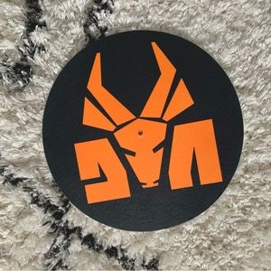 12” Die Antwoord Buck Logo Slipmat • Black & Orange